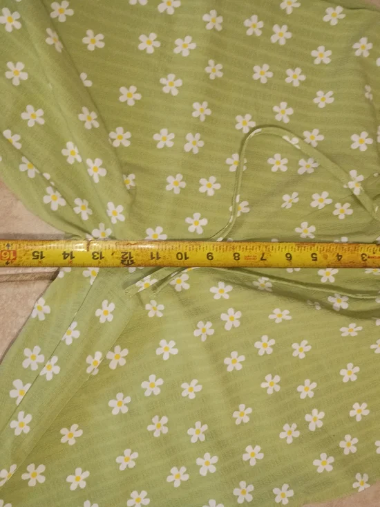 Women's Green Floral Wide-Leg Drawstring Pants - Picture 8 of 11